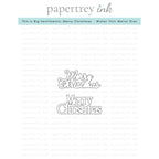 Papertrey Ink This is Big Sentiments Merry Christmas Dies pti-0864