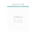 Papertrey Ink This is Big Sentiments Silent Night Clear Stamp and Die Set image 2