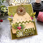 Papertrey Ink This is Big Sentiments Snow Dies pti-0876 hat