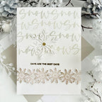 Papertrey Ink This is Big Sentiments Snow Dies pti-0876 white