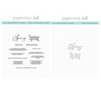 Papertrey Ink This is Big Sentiments Spring Clear Stamp and Die Set