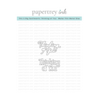 Papertrey Ink This is Big Sentiments Thinking of You Clear Stamp and Die Set product image 2