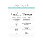 Papertrey Ink This is Big Sentiments Welcome Clear Stamps 1707