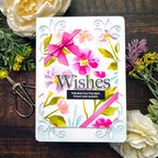 Papertrey Ink This is Big Sentiments Wishes Clear Stamp and Die Set bow