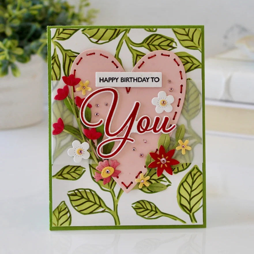 Papertrey Ink This is Big Sentiments You Clear Stamps 1720 happy birthday card