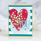 Papertrey Ink This is Big Sentiments You Clear Stamps 1720 you mean the world to me card