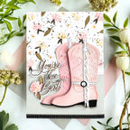 Papertrey Ink This is Big Sentiments You're the Best Clear Stamps 1643 boots