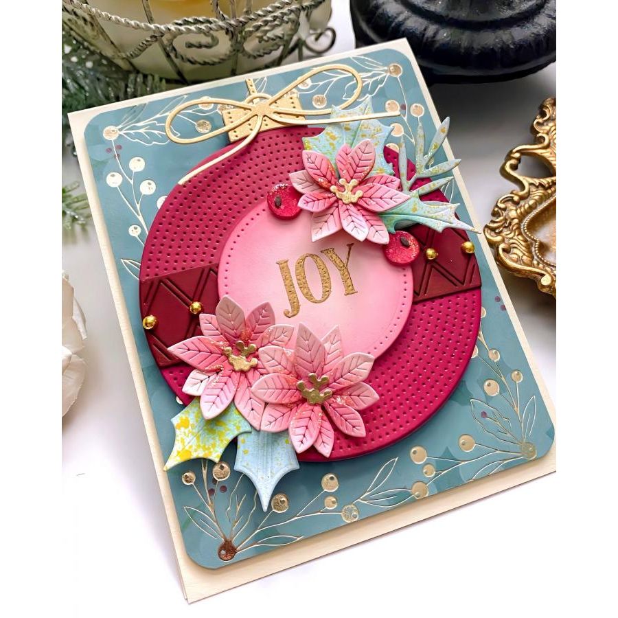 Papertrey Ink Timeless Ornament Dies pti-1019 joy