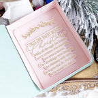 Papertrey Ink Twas the Night Before Christmas Clear Stamp and Die Set pink