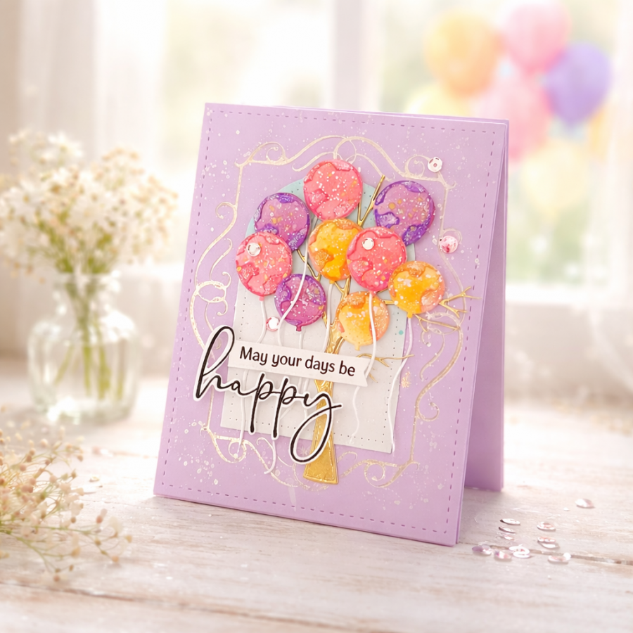 Papertrey Ink Uplifted by Nature Dies pti-1062 balloon tree