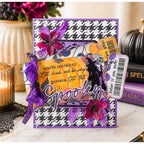 Papertrey Ink VIP Ticket Collection Halloween Clear Stamp and VIP Ticket Die Set spooky tickets card