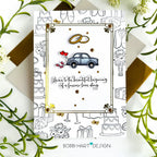 Papertrey Ink Wedding Classics Clear Stamp and Die Set rings