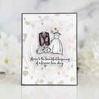 Papertrey Ink Wedding Classics Clear Stamps 1681 dress