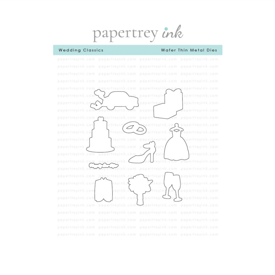 Papertrey Ink Wedding Classics Dies pti-1045