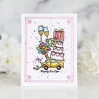 Papertrey Ink Wedding Classics Dies pti-1045 cake