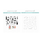 Papertrey Ink Well Traveled Clear Stamp and Die Set