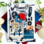 Papertrey Ink Well Traveled Clear Stamp and Die Set aloha