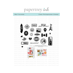 Papertrey Ink Well Traveled Clear Stamp and Die Set product image 1