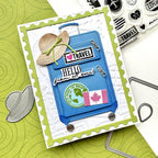 Papertrey Ink Well Traveled Clear Stamp and Die Set travel