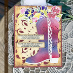 Papertrey Ink Wild Petals Clear Stamp and Die Set flowers