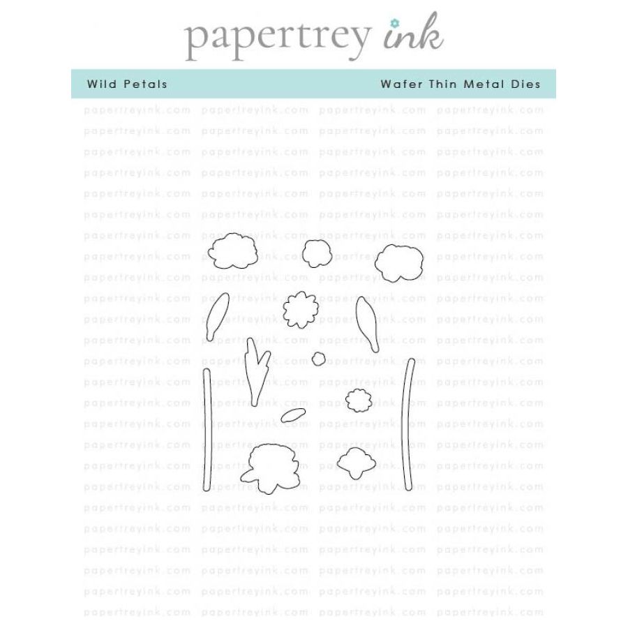 Papertrey Ink Wild Petals Clear Stamp and Die Set product image 2