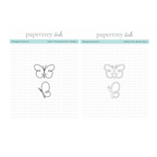 Papertrey Ink Winged Serenity Clear Stamp and Die Set