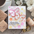 Papertrey Ink Winged Serenity Clear Stamps 1647 dots