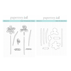 Papertrey Ink Winter Iris Clear Stamp and Die Set