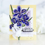Papertrey Ink Winter Iris Clear Stamps 1671 celebrate