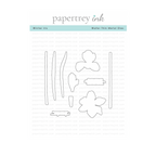 Papertrey Ink Winter Iris Dies pti-1017