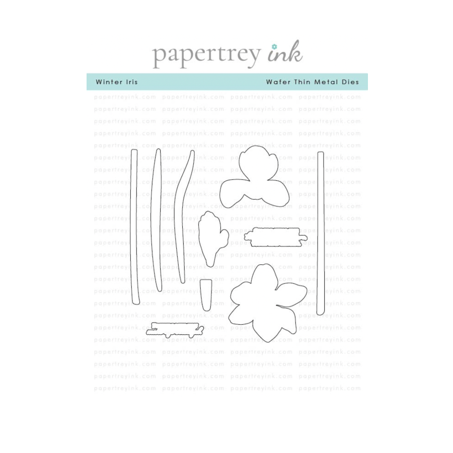 Papertrey Ink Winter Iris Dies pti-1017