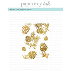 Papertrey Ink Winter Pines Hot Foil Plate ptif-0032