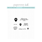 Papertrey Ink Wish You Were Here Clear Stamp and Die Set product image 1