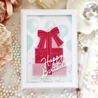 Papertrey Ink Wrapped in Love Dies pti-1057 happy birthday