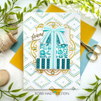 Papertrey Ink Wrapped in Love Dies pti-1057 present stack