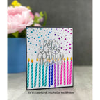 Simon Says Stamp Embossing Folder And Dies Party Candles sfd328 Stamptember Birthday Card