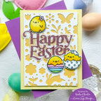 Simon Says Stamp Glitter Cardstock Pastels 6x6 sss332 Favorite Things Easter Card | color-code:ALT02