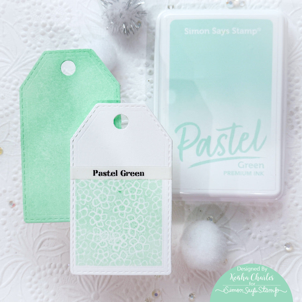 Simon Says Stamp Pastel Premium Ink Pad Pastel Green ptl104 Festive Fun
