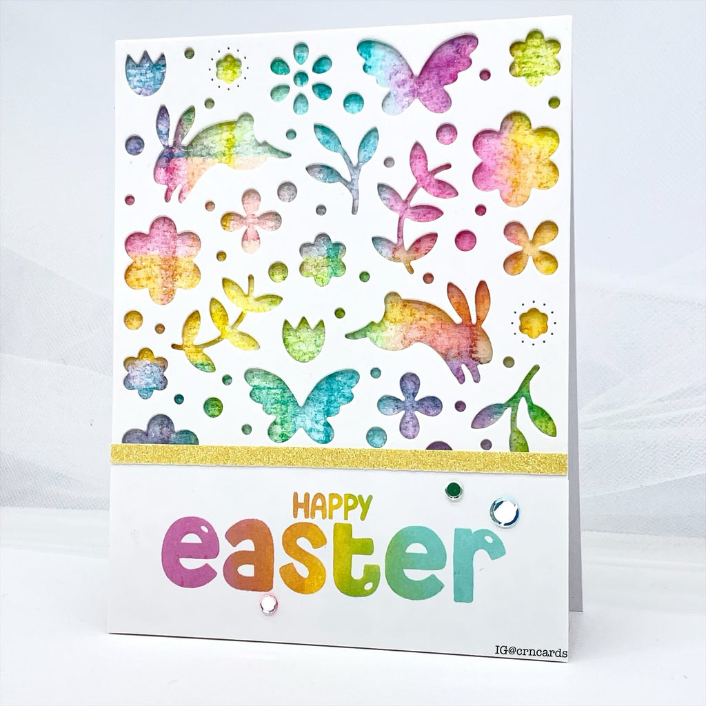 Simon Says Stamp Embellishment Mix Pastel Ice 0225pi Favorite Things Easter Card