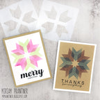 Simon Says Stamp Set of 3 Stencils Patchwork 1099mt Sugar and Spice Christmas and Thanks Cards | color-code:ALT01