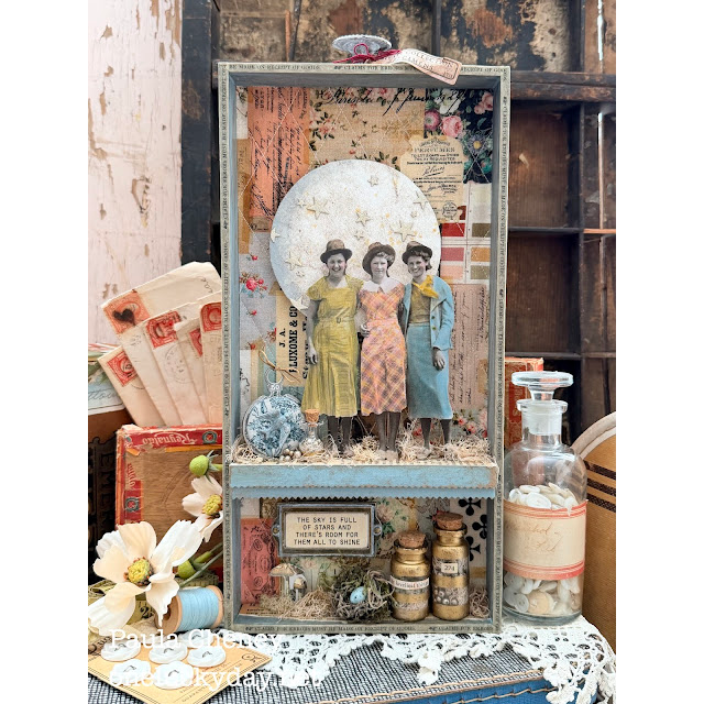 Tim Holtz Fabric By The Yard Multi Botany pwth327 Eclectic Elements Palette | color-code:ALT01
