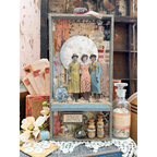 Tim Holtz Fabric By The Yard Multi Botany pwth327 Eclectic Elements Palette | color-code:ALT01