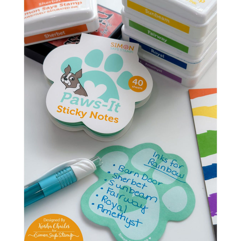 Simon Says Stamp Paws It Sticky Notes st0135 Dear Friend