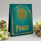 Simon Says Clear Stamps Peacebird 2296msc And Everything Nice Christmas Card