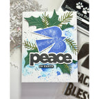 Simon Says Stamps and Dies Peacebird set1093pb And Everything Nice Christmas Card