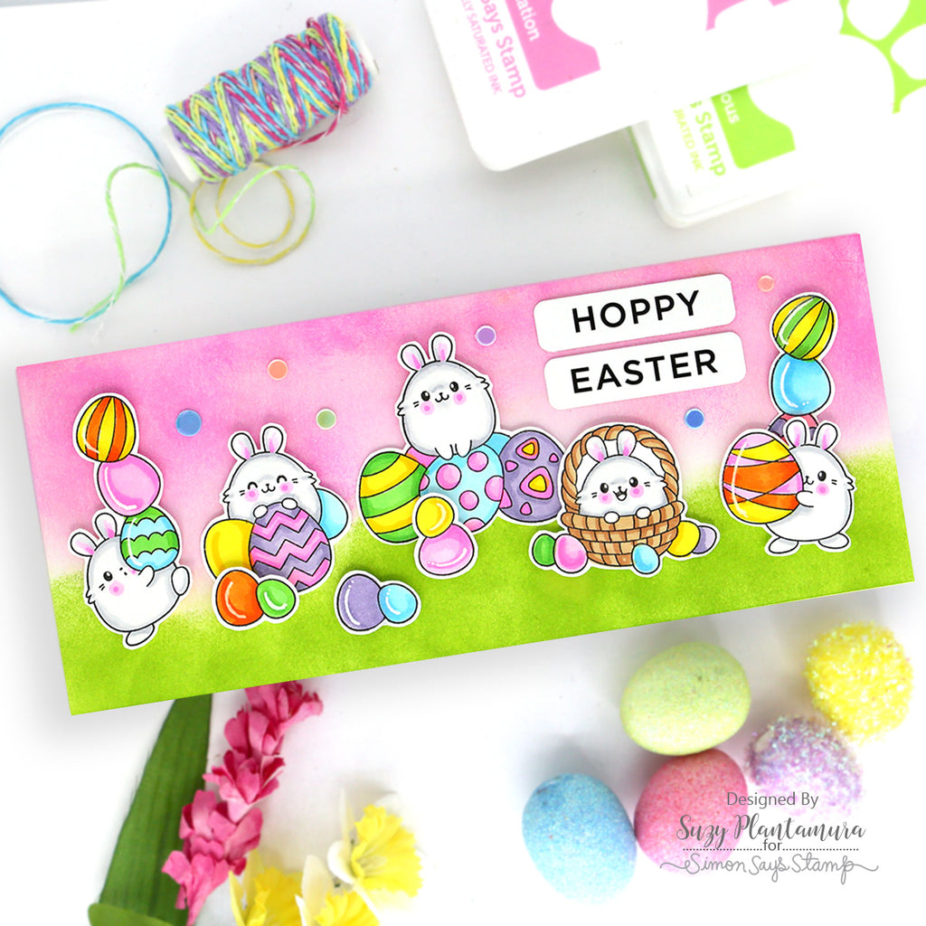 Simon Says Stamp Embellishment Mix Peach Bellini 0226pb Beautiful Moments Easter Card