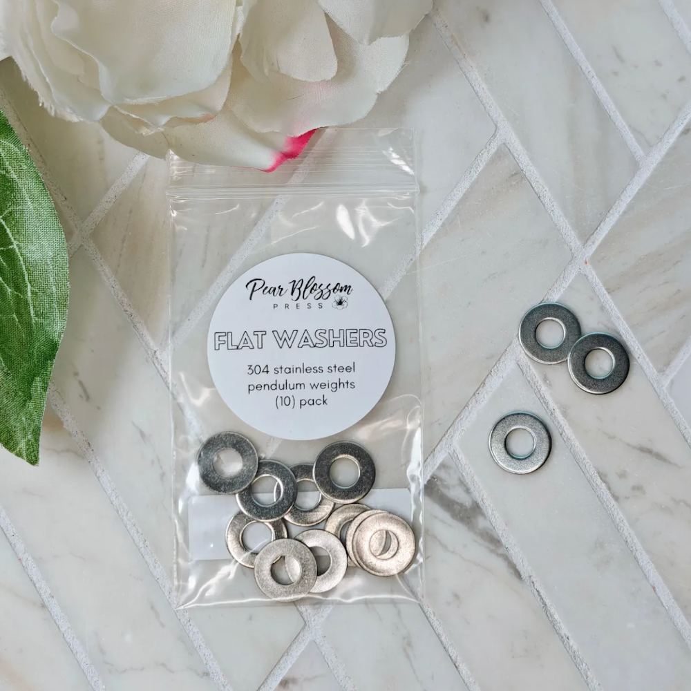 Pear Blossom Press Flat Washers 10 Pack