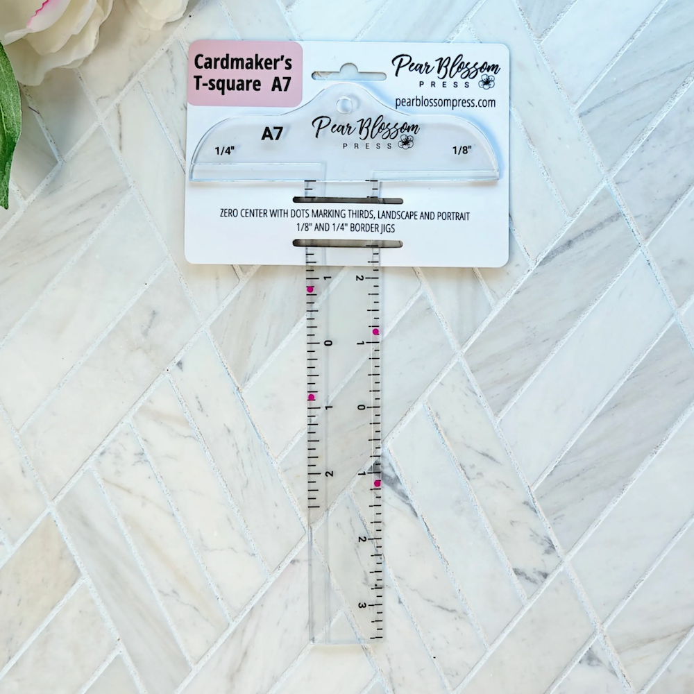 Pear Blossom Press T-Square Ruler A7 27488
