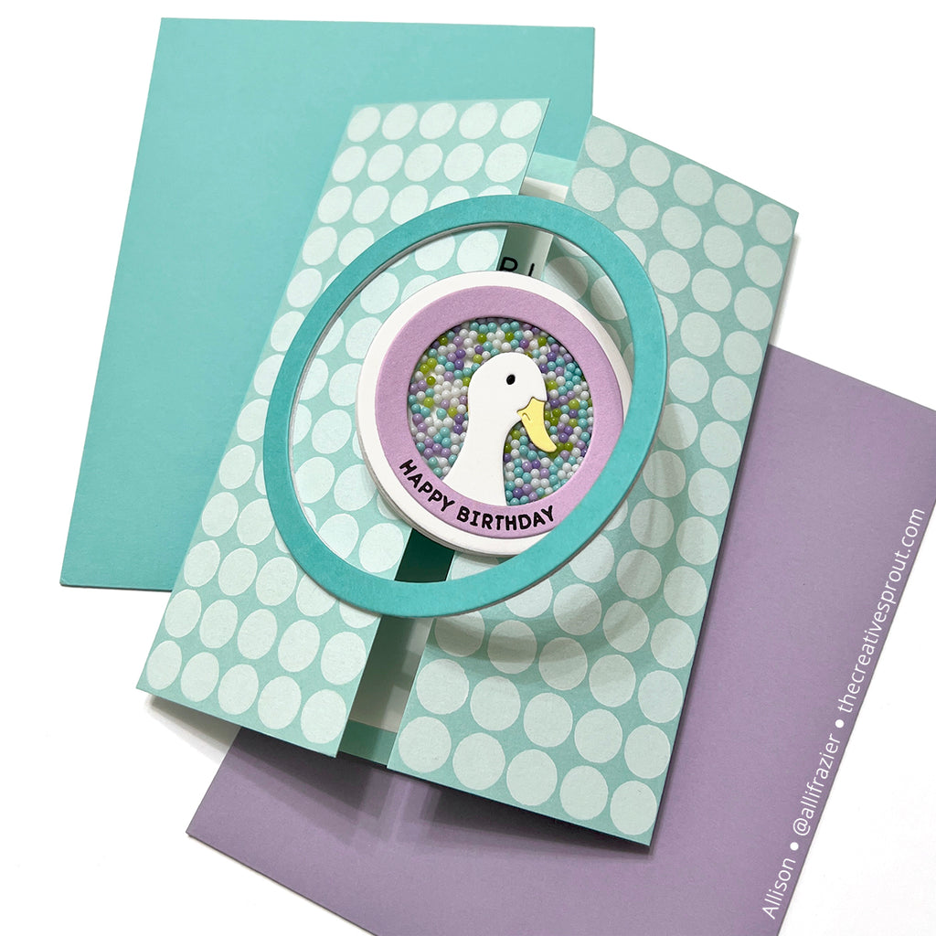 Simon Says Stamp Peeking Duck Wafer Dies s996 You Are My Favorite Birthday Card | color-code:ALT04