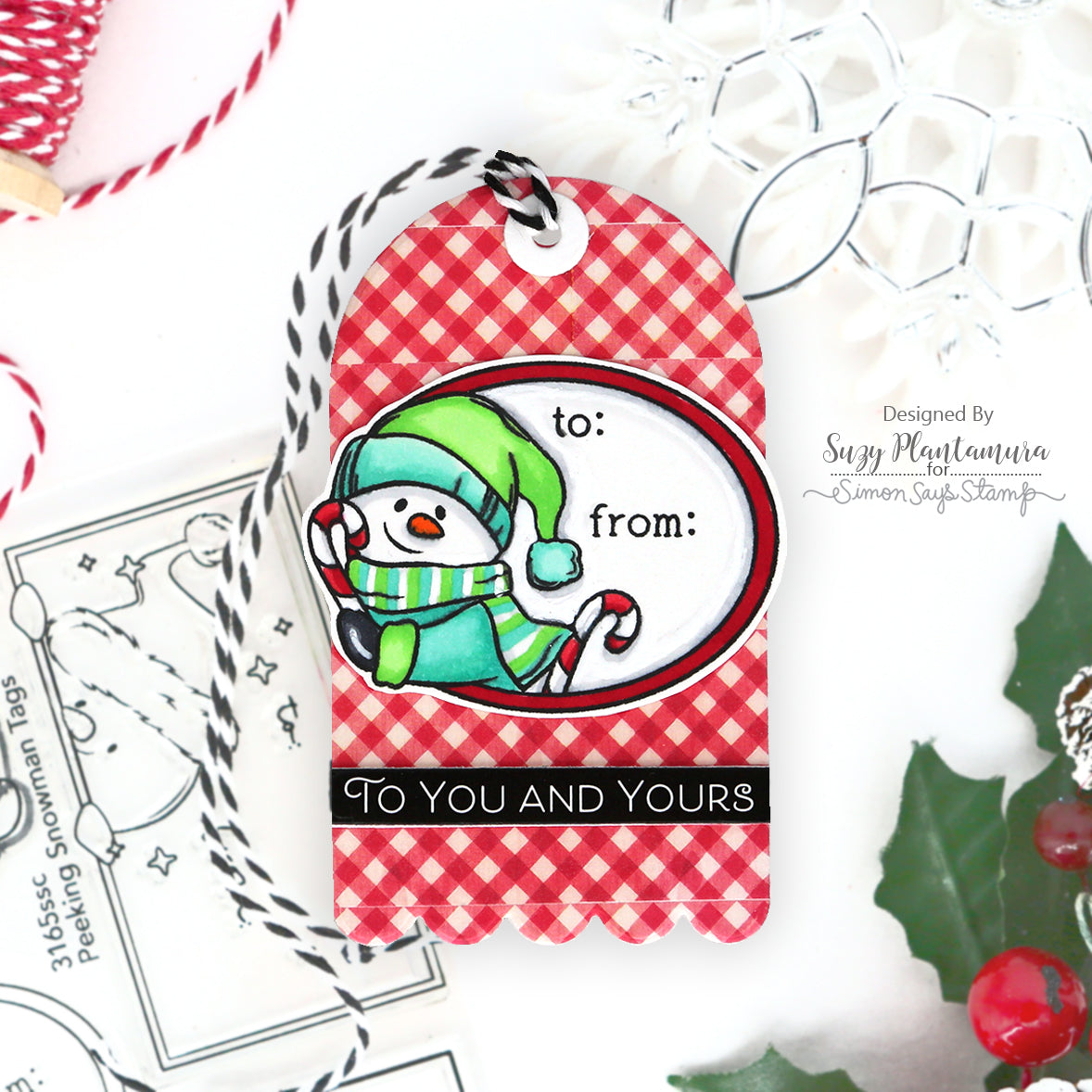 Simon Says Stamp Peeking Snowmen Tags Wafer Dies 1258sdc Christmas Tag | color-code:ALT05